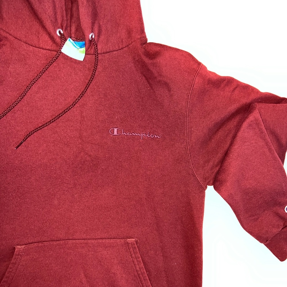 Champion Men's (Unisex) Maroon Hoodie Sweater URBAN OUTFITERS